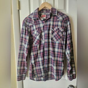 Wrangler Plaid Long Sleeve